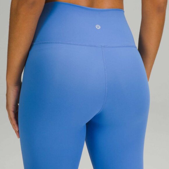 Lululemon Wunder Under High Rise Blue Pant Size 4 - Picture 1 of 6